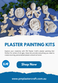 Bring your imagination to life with PM Plaster Craft’s creative plaster painting kits! Each kit features an assortment of shapes and sizes to paint, allowing you to design stunning masterpieces. Ideal for parties, workshops, or quiet afternoons at home, our kits cater to all ages and skill levels. The included paints and tools make it easy to achieve professional-looking results. Shop now and dive into the colorful world of plaster painting today!