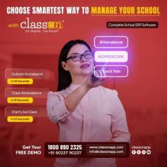 India’s first School ERP Software with a powerful toolkit to boost admissions! Class ON is a comprehensive School Erp Software solution featuring over 90 modules, 4 mobile apps, and 30+ specialized services tailored for Indian schools. Transform your school into a digital powerhouse. With features like live classes, online tests, and instant homework submission, Class ON prepares students for the future with School ERP Software.
Contact Details-Class ON App
Email - info@classonapp.com
Phone No - 1800- 890-2325 or +91 90237 90237