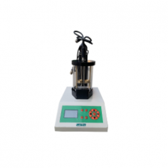 Labtron Automatic Asphalt Tester measures from RT to 100°C with 0.1°C resolution. It supports two-sample testing, has adjustable stirring speed, and uses glycerin for uniform heating. Features include a 5.0±0.5°C/min heating rate, 600W power, LCD display, print interface, and compact 4.6 kg design.