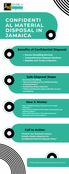 Jamaica Waste Industries offers top confidential material disposal services, ensuring secure collection, safe transportation, and certified destruction of sensitive documents. Protect your data with reliable, compliant, and efficient waste management solutions