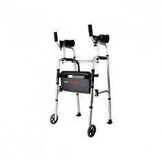 The Adult Walker MD-AW-1000 features a strong aluminum alloy and rubber design with a 360 kg load capacity. Its reinforced 1.25 mm aluminum tubes add durability. Equipped with 3-inch wheels and a button-folding system, it offers smooth movement and convenient storage. With arm support to assist walking and reduce leg strain, it ensures stability and ease of use.