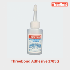 ThreeBond 1785G is a high-strength, cyanoacrylate-based instant adhesive that offers fast, strong bonding in just 5 to 10 seconds. It is a single-component, solventless adhesive that requires no mixing, heat, or pressure. This adhesive works on a variety of materials, including wood, rubber, plastic, metal, ceramics, and paper, making it highly versatile. Its low viscosity allows for good spread and penetration, and the bond is clean, transparent, and durable. Common applications include bonding weather-strip rubber, door stop rubber, and securing parts like speed changer levers. The adhesive provides a strong, reliable bond at room temperature with minimal product usage.