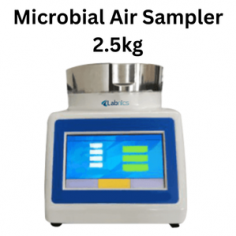 Labnics microbial air sampler features a durable unibody shell, operating at 3.53 FM/min with <0.4 m/s sampling speed. It ensures precise isokinetic sampling with high-precision flow control and a 361 stainless steel porous head, optimizing reliability and efficiency.