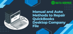 When dealing with QuickBooks Desktop Company File issues, both manual and automated methods are available to repair the file.

Manual Methods:

Verify and Rebuild Data: QuickBooks offers built-in tools to identify and fix data issues. Go to the "File" menu, select "Utilities," and then choose "Verify Data" to check for problems. If errors are found, select "Rebuild Data" to correct them.

Restore from Backup: If the file corruption is severe, restoring from a recent backup can be a reliable solution. Go to the "File" menu, choose "Open or Restore Company," and follow the prompts to restore your backup file.

Automated Methods:

QuickBooks File Doctor: This tool can diagnose and repair common file and network issues. Download and run QuickBooks File Doctor from the official Intuit website, and follow the instructions to automatically fix the file issues.

Reinstall QuickBooks: Sometimes, reinstalling QuickBooks can resolve file corruption. Uninstall the software, restart your computer, and then reinstall QuickBooks to refresh the application and fix underlying issues.

Both approaches aim to restore the functionality of your QuickBooks Desktop Company File, ensuring smooth financial management.