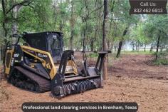 Experience top-quality Professional land clearing services in Brenham, Texas with our professional team. We specialize in providing reliable land clearing services in Brenham, Texas, for residential and  commercial properties. Contact us now to schedule an appointment.