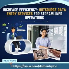 When you outsource the data entry services from Data Entry Inc., you avail yourself of that expert knowledge without being enforced to hire them. If he wants to lead the business in this digital age today, then one must need develop swiftly and strive for excellence among rivals. This leaves your valuable time to focus on what you do best while leaving the non-core work for our team of experts. We offer cost-effective data entry services worldwide, especially in the USA, UK, CANADA, GERMANY, AUSTRALIA UAE & Saudi Arabia.

To know more - https://issuu.com/dataentryinc/docs/outsource_data_entry_services 