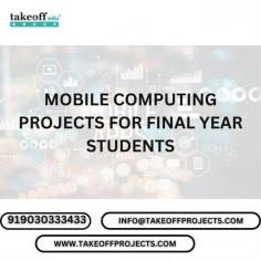 Mobile computing projects for final Year Projects which cover various solutions and application based innovative projects that utilize the potential of portable devices. For example, creating an application of location-based services for searching restaurants, events, or services with sharing GPS data and real-time data. Another project could therefore entail developing a mobile health monitoring system that monitors the health status; this is useful in get well soon notifications to the physicians. Furthermore, developing a cross-platform mobile game can create an opportunity to have social interaction and communication since the use of cloud services for Multiplayer games. Projects can also target the mobile platform so the app is a security for protecting sensitive data using an authentication of fingerprints. Moreover, customizing the user experience in a range of other contexts, for example, recommendations in a shopping application, can be achieved by using machine learning algorithms within mobile applications. In conclusion, the mobile computing projects should be able to advance the daily life experiences, increase effectiveness and interconnectivity in the different fields.