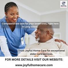 Elder Care in Carle Place

If you are looking for a good child care but couldn’t find one then Joyful Home Care is the best option. Joyful Home Care provides you with the best child care in Carle Place. We always place prime importance to the satisfaction of our clients.

Visit: https://www.joyfulhomecare.com/
