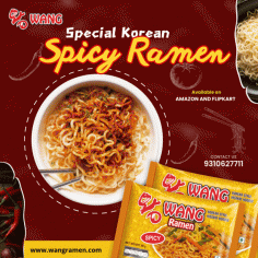 Indulge in the bold flavors of Wang Ramen's Spicy Ramen Korean Style Instant Noodles! Perfectly seasoned and ready in minutes, this fiery delight will satisfy your cravings for authentic Korean taste. For inquiries, contact us at 9310627711. Experience the heat today!

For more Information: https://wangramen.com/blog/why-are-vegan-and-vegetarian-korean-noodle-packets-healthy/
