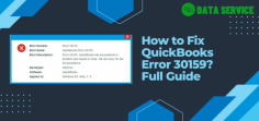 QuickBooks Error 30159 occurs due to payroll setup issues, inactive subscriptions, or corrupted files. Learn how to resolve Error 30159 in QuickBooks to resume smooth payroll processing.