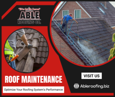 Effective Solutions for Roof Maintenance

Our roof service detects issues early and extends the lifespan of your roof. We maintain clear gutters to prevent water damage and regularly inspect shingles for integrity and overall condition. For more details, mail us at jon@ableroofing.biz.