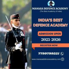 INDIA'S BEST DEFENCE ACADEMY#defenceacademy#trending#viral  When it comes to preparing for a career in the defence services, choosing the right academy can make all the difference. Among the many options available, Manasa Defence Academy stands out as one of the top institutions dedicated to training students who aspire to serve the country in the armed forces.  call: 77997 99221 web: www.manasadefenceacademy.com     #DefenceTrainingIndia #BestDefenceAcademy #DefenceCareers #NDA2024 #SSBInterviewTips #JoinDefenceAcademy #MilitaryTraining #ArmyNavyAirForce #TopDefenceAcademy #AdmissionsOpen2024 #SecureYourFuture #EnrollNow #Education2024 #CareerSuccess #FutureReady #CollegeAdmissions