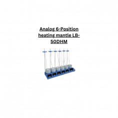 Labotronics analog 6-Position heating mantle is an intelligent digital display 6 position heating mantle with a capacity of 50 mL. It features a PID temperature controller and has an optimum temperature of 380 °C. Insulating course material of alumina silicate fiber.