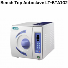 Labtro Bench Top Autoclave is a compact, front-loading sterilizer with an 12L capacity, ideal for small labs and medical settings. It accommodates various media, instruments, and glassware. Features include a mechanical safety interlock, LED display,   and drying, with adjustable sterilization time.
 