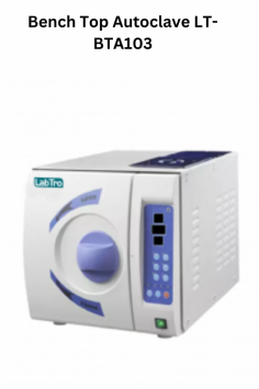 Labtro Bench Top Autoclave is a compact, front-loading sterilizer with an 18L capacity, ideal for small labs and medical settings. It accommodates various media, instruments, and glassware. Features include a mechanical safety interlock, LED display,   and drying, with adjustable sterilization time.
 