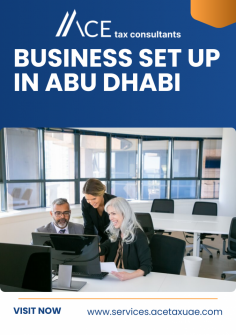 Looking to set up a business setup in Abu Dhabi? Ace Tax Consultants offers comprehensive support, from company registration to legal compliance. Our experts guide you through the entire process, ensuring a smooth and hassle-free business setup.