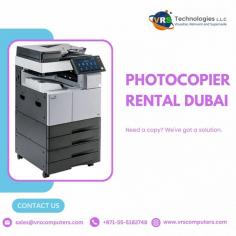 Top Photocopier Rental Services for Dubai Offices

Boost productivity with VRS Technologies LLC, offering top Photocopier Rental Dubai services for offices. Get high-performance copiers at affordable rental plans. Call us at +971-55-5182748 for a customized rental solution.

Visit: https://www.vrscomputers.com/computer-rentals/printer-rentals-in-dubai/