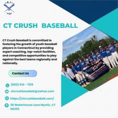 CT Crush Baseball is a premier training facility dedicated to empowering young athletes with professional-level baseball skills in the Mystic, CT area. Known for its expert coaching staff, state-of-the-art equipment, and personalized training programs, CT Crush provides youth players with the tools they need to excel on and off the field. Whether athletes are looking to sharpen their pitching, improve batting techniques, or elevate their game IQ, CT Crush Baseball offers a comprehensive and supportive environment that helps players of all levels achieve their full potential.