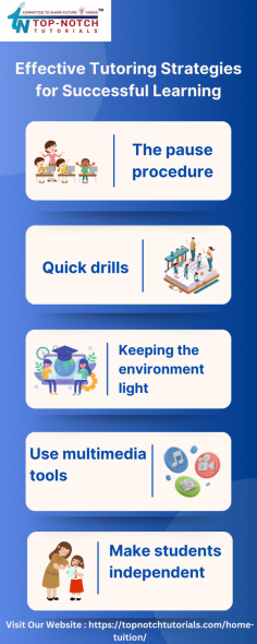 Discover expert tips for home tutors to enhance student learning. Learn about the pause procedure, quick drills, creating a positive environment, using multimedia tools, and fostering independence.