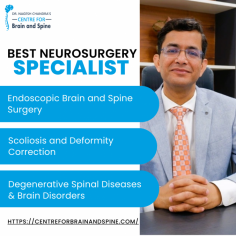 Looking for the best neurosurgery specialist in Delhi? The Centre for Brain and Spine offers expert neuro and spine treatment in Dwarka. Our skilled neurosurgeons provide personalized care for a range of neurological conditions. Schedule a consultation today!