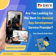 Shiv Technolabs offers expert on-demand app development services, building customized apps that meet client needs efficiently. Our expert team of on demand app developers specializes in designing secure, high-performing apps for sectors like healthcare, logistics, and eCommerce.

We create user-friendly interfaces, integrate advanced features, and support multi-platform compatibility. Shiv Technolabs ensures ongoing support and quality solutions, making them a reliable partner for developing versatile, scalable on-demand applications.