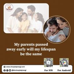 Your parents passed away early, and you wonder whether your lifespan will be the same. Here, life span astrology can help you get the answer. In someone's chart, the Sun and the Moon represent the father and the mother. If these planets are afflicted, weak or badly placed, they threaten the longevity of parents in the birth chart. 

https://www.vinaybajrangi.com/health-astrology/life-span/my-parents-passed-away-early-will-my-lifespan-be-same.php 
