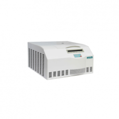 Labtro High-Speed Refrigerated Centrifuge achieves a max speed of 21,000 RPM and has a 4×800 ml capacity with ±20 RPM accuracy. It includes a quiet brushless DC motor, a touch panel for easy operation, and a durable autoclavable body with various rotor options.