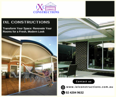 IXL Constructions specialises in a huge range of home renovation and construction projects, making the dreams of homeowners come true. We work alongside our clients from the conception stage of their project right through to the finished product.