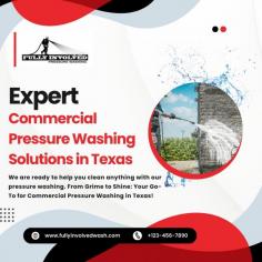 Would you happen to need expert commercial pressure washing in Texas? Look no further than Fully Involved Pressure Washing, LLC! Their top-notch services and meticulous attention to detail are sure to exceed your expectations. Whether you need comprehensive exterior cleaning for your building or parking lot maintenance, they've got you covered. The team at Fully Involved Pressure Washing, LLC is dedicated, reliable, and always ready to take on any pressure washing task with a smile. Trust them to meet all your commercial pressure washing needs in Texas! Learn more: https://fullyinvolvedwash.com/commercial 