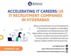 Alliance International is one of the leading US IT Recruitment Companies in Hyderabad, specializing in providing businesses with highly skilled, strong, and technical talent in IT. Our expert recruiters can ensure the right fit for every position, and advanced tools and industry insights simplify the hiring process. For more information visit www.allianceinternational.co.in/us-it-recruitment-companies-hyderabad. ﻿#usitrecruitmenthyderabad﻿ 