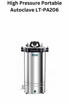  Labtro’s High-Pressure Portable Autoclave with 30L capacity ensures thorough sterilization using moist heat. Reaching 129°C at 0.165 MPa, it effectively sterilizes through coal, electricity, or gas. Equipped with a dual-scale gauge, double safety valve, and silicone seal for optimal safety and reliability