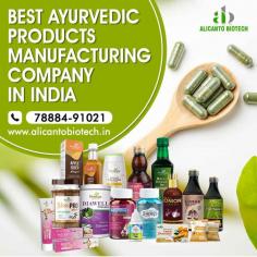 Alicanto Biotech is a leading Best Ayurvedic products manufacturing company in India, renowned for its commitment to quality and innovation. Specializing in third-party manufacturing, Alicanto offers a wide range of herbal and Ayurvedic products. With GMP-certified facilities and expertise in natural formulations, they ensure the highest standards, making them a trusted partner in the industry.