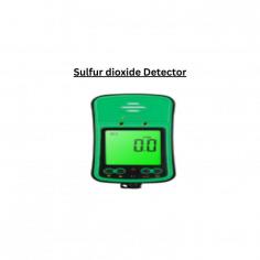 Sulfur dioxide detector is a portable unit that provides highly sensitive and accurate measurement. High/Low alarm function with three alarm methods. Digital LCD display with backlight function suitable for dark areas. Built-in rechargeable 3.7 V 1800mAh Li- battery and a working current of 16 mA.

