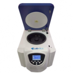 Labnics refrigerated mini centrifuge is a compact system with a 24 × 1.5/2.0 ml capacity, ±50 rpm speed accuracy and a temperature range of -20°C to 40°C. It features a 0~9h 59min timer, TFT-LCD color display, and a non-CFC refrigeration system, ideal for spinning down precipitates.