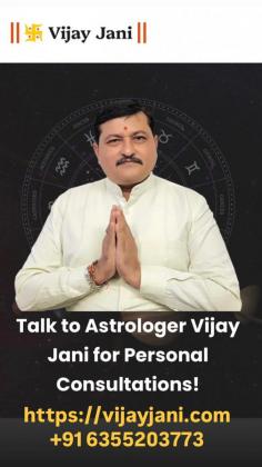 Mr. Vijay Jani offers expert guidance in astrology, gemstones, and Vaastu to help you lead a better life. With over 21 years of experience and 5000 happy customers, he provides deep insights into various life areas such as career, love, and health by interpreting the 12 astrological houses in your chart. His services aim to harmonize your living spaces and enhance your well-being through personalized solutions.  