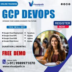 
Visualpath is a global online institution that provides GCP DevOps Certification Training by Industry experts. Learn how to Automate, Manage, and Optimize Cloud Environments Efficiently With GCP's Powerful Tools. Our GCP DevOps training prepares you for industry-recognized certifications like Google Professional DevOps Engineer, boosting your career credentials. To arrange a Free Demo, Call at +91-9989971070.
Visit  Blog: https://visualpathblogs.com/
WhatsApp: https://www.whatsapp.com/catalog/919989971070
Visit: https://www.visualpath.in/online-gcp-devops-certification-training.html

