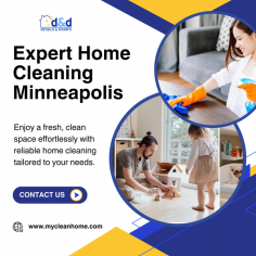 Transform your home in Minneapolis with our comprehensive home cleaning services in Minneapolis designed to fit your lifestyle. From routine cleaning to specialized deep cleaning, we have an experienced and reliable team to handle all your cleaning needs. No matter if you're moving in or out, or just want a tidy house, we've got you covered. Our eco-friendly cleaning products keep your family safe and healthy. Contact Details & Dixon’s today to schedule your cleaning service!