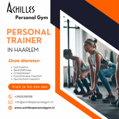 Op zoek naar een personal trainer in Haarlem? Bij Achilles Personal Gym bieden wij maatwerk trainingen voor al jouw fitnessdoelen. Of je nu af wilt vallen, spiermassa wilt opbouwen, of fitter wilt worden, onze trainers staan voor je klaar. Boek vandaag nog jouw gratis intakegesprek!
https://achillespersonalgym.nl/personal-training/