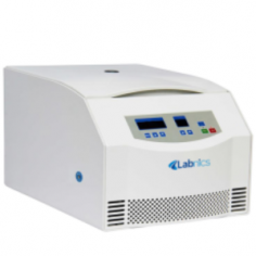 Labnics low-speed tabletop centrifuge provides precise separation with a speed accuracy of ±20r/min, 4000 rpm, 3830xg RCF and a 4 Babcock tube capacity. It offers a space-saving design with quiet operation along with castors for mobility and wide screen digital indicating speed, time, RCF in operation, etc. 