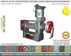 Oil Expeller Machinery Manufacturers Exporters in India Punjab +91-9872611911, +91-7986607668, +91-9815022911 https://www.nityaoilexpeller.com