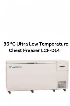 Labtron -86°C Ultra Low Temp Chest Freezer with 458L is a microprocessor-controlled unit with 8 casters for easy mobility. It supports remote alarm contact, ensuring efficient, convenient, and reliable operation.