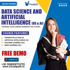 Advance your career with Visualpath Data Science Institutes In Hyderabad. Gain hands-on training, real-world skills, and certification. Enroll today for the best Data Science With Generative Ai. We provide to individuals globally in the USA, UK, etc. Call on: +91 9989971070  Key points: Data Science, Programming Skills, Statistics and Mathematics, Data Analysis, Data Visualization, Machine Learning, Big Data Handling, SQL, Deep Learning and AI WhatsApp: https://www.whatsapp.com/catalog/919989971070/ Blog link: https://visualpathblogs.com/ Visit us: https://www.visualpath.in/online-data-science-with-generative-ai-course.html 