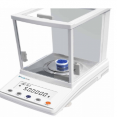 Labtron Internal Calibration Analytical Balance speed weighing device with a built-in magnetic sensor for fast and stable measurements. It offers a 100 g capacity and operates efficiently within a temperature range, ensuring precision and reliability in various analytical applications.