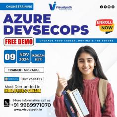 Join Now: https://meet.goto.com/217506109
Attend Online Free Demo on Azure DevSecOps by Mr. Rahul
Demo on: 09th November @ 9 AM (IST).
Contact us: +91 9989971070.
WhatsApp: https://www.whatsapp.com/catalog/919989971070
Visit Blog: https://visualpathblogs.com/
Visit: https://www.visualpath.in/online-azure-devops-Training.html