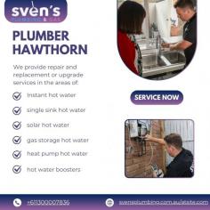 Need a dependable plumber in Hawthorn? Check out our expert plumbing services at Sven’s Plumbing, offering everything from emergency repairs to routine maintenance. Whether you're dealing with a blocked drain or require hot water system installation, our licensed plumbers have you covered. Visit https://svensplumbing.com.au/plumber-hawthorn/ for fast, professional plumbing solutions in Hawthorn.