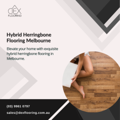 Stylish Hybrid Herringbone Flooring Melbourne Collection

Upgrade your interior with Hybrid Herringbone Flooring Melbourne options from Dex Flooring. Our herringbone patterns add a unique and modern aesthetic, making any room in your Melbourne property stand out with style.