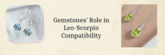 Leo and Scorpio: The Art of Compromise in a Passionate Love

If we look deeper into ancient times, it is believed that gemstones have a positive effect on zodiac signs and their relationships. Similarly, gemstones will have a definite impact on this conflicting pair of Leo and Scorpio. Peridot for Leo: Peridot is a gemstone for Leo zodiac sign, it is a gem with a yellow-green to olive-green color. It symbolizes the characteristics of Leos, such as confidence, creativity and passion. Wearing gemstone jewelry made of peridot provides so many benefits to Leo people & also helps them to enhance their relationship with Scorpios.
