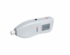 Abimed Jaundice Meter features an LCD display and accurately measures bilirubin levels from zero to thirty milligrams per deciliter, providing results in under twelve seconds. It can store up to twenty readings, includes self-calibration, is easy to clean, and operates with low power consumption.