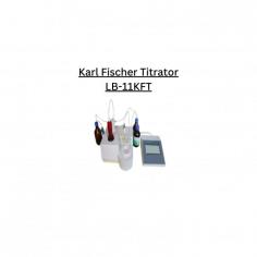 Labotronics Karl Fischer titrator is a volumetric moisture titrator, designed for sample analysis of high-water content. It features a separate touch LCD screen display unit for operation control. Double platinum poles provide constant current voltage to stop titration over the whole pH range.