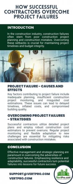 Discover strategies successful contractors use to overcome common construction failures and project setbacks. 